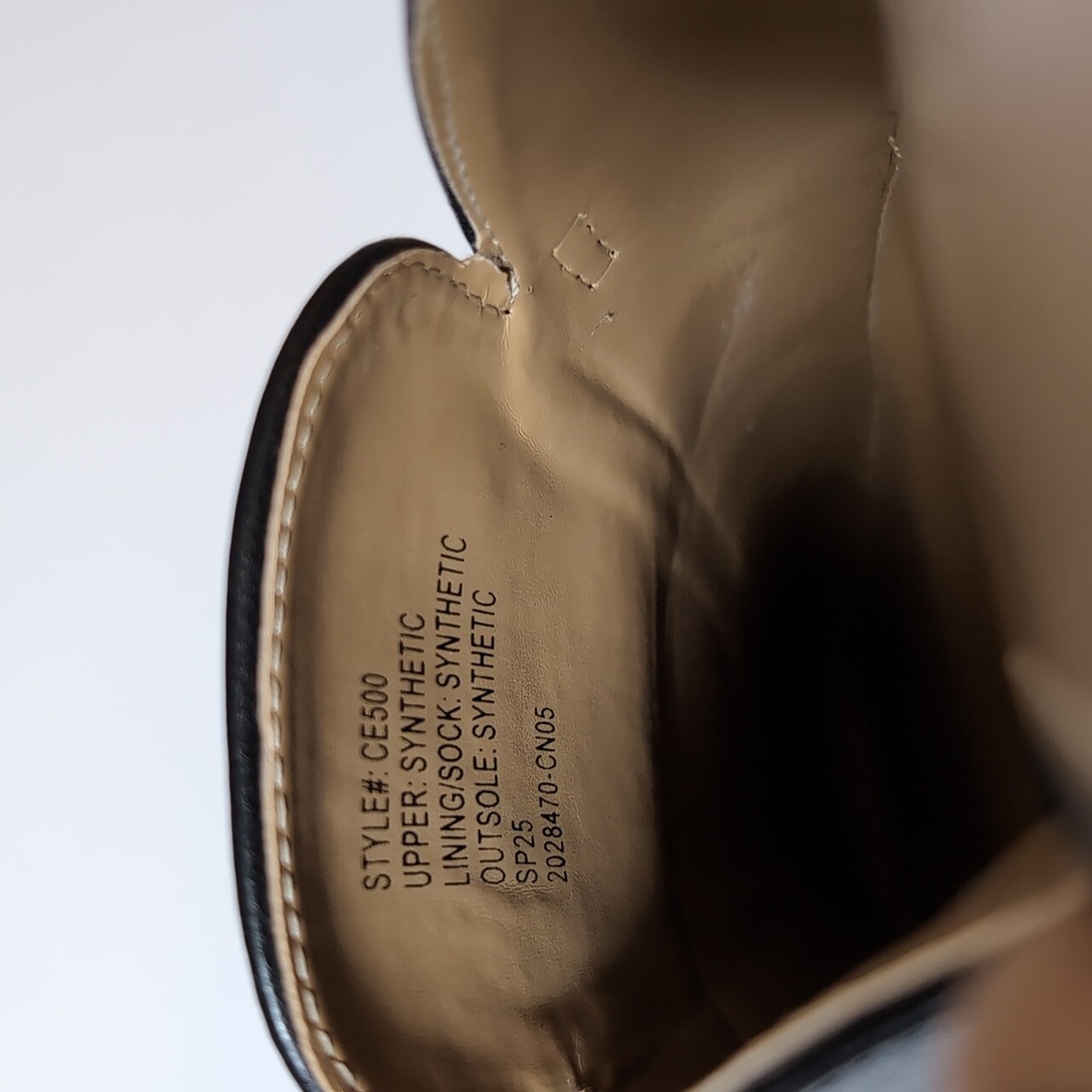 J. Crew Factory Black Leather Backless Loafer Mules - Picture 6 of 6